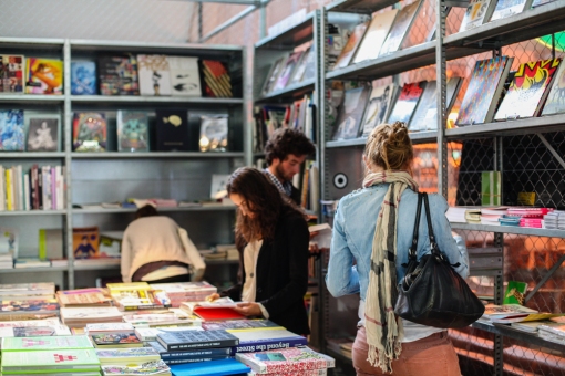 Art book store that'll make you want to throw out your clothes and fill your bag with books.
